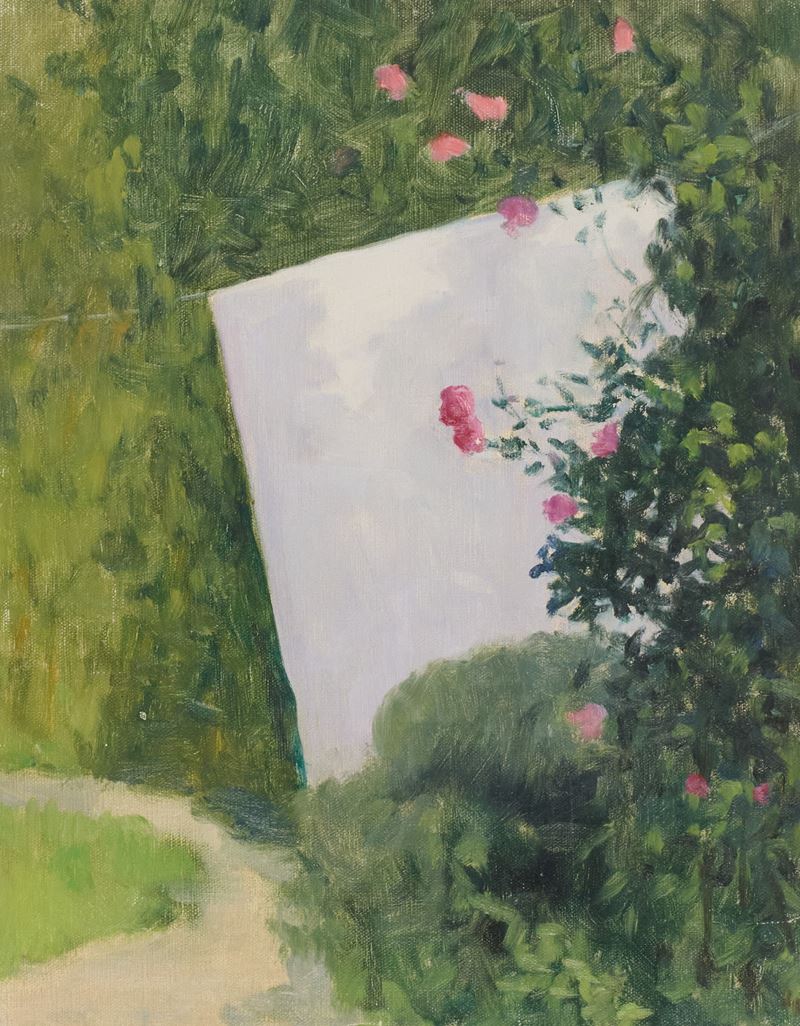 Renato Vernizzi - Rose, olio su tela