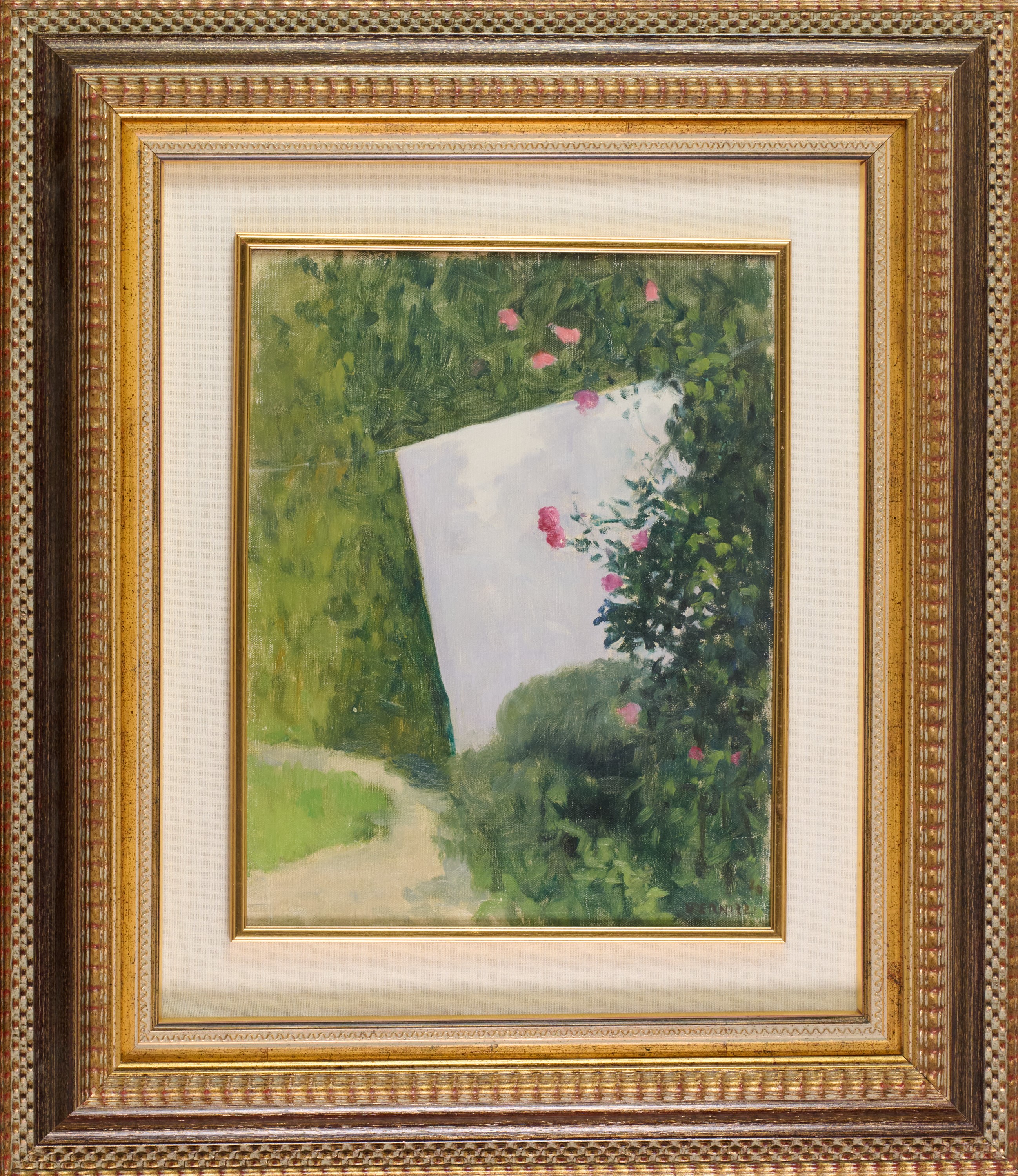 Renato Vernizzi - Rose, olio su tela