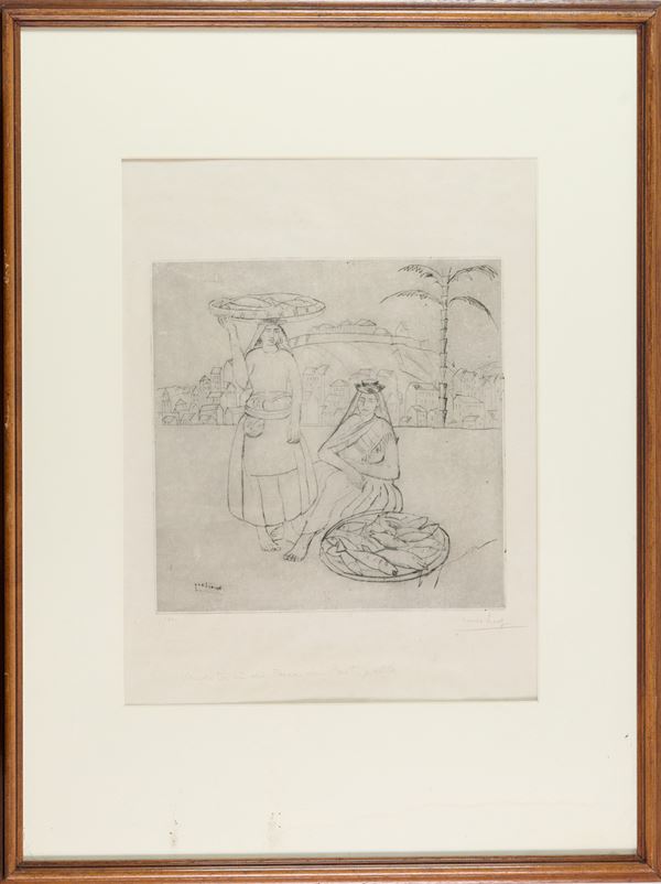 Moses Levy - Venditrici di pesce in Portogallo