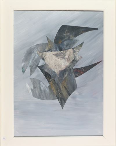 Volo di gabbiani all'Alba, olio su tela
