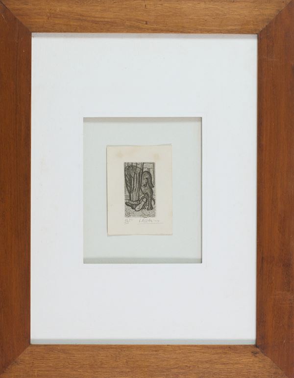 Giuseppe Viviani - Cane nel negozio