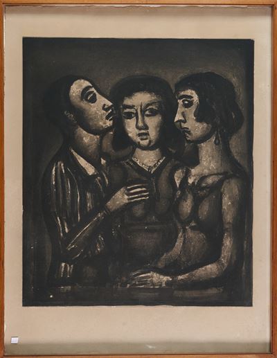 Rouault, Miserere XLI: Augures, acquaforte