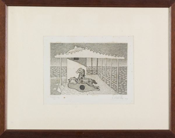 Giuseppe Viviani - Cavallino a dondolo