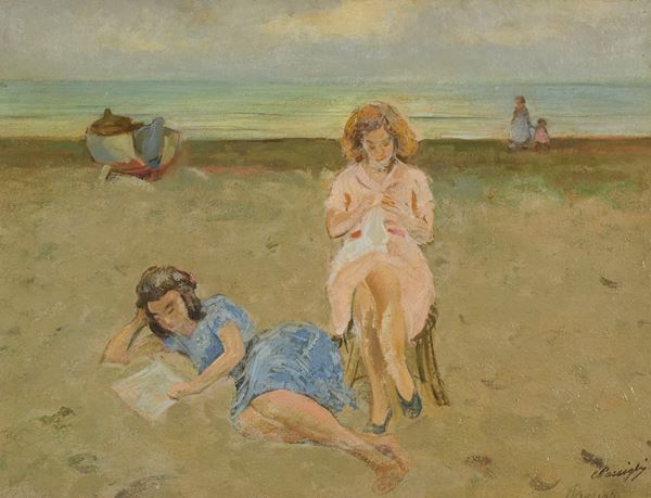 Carlo Passigli - Sulla spiaggia