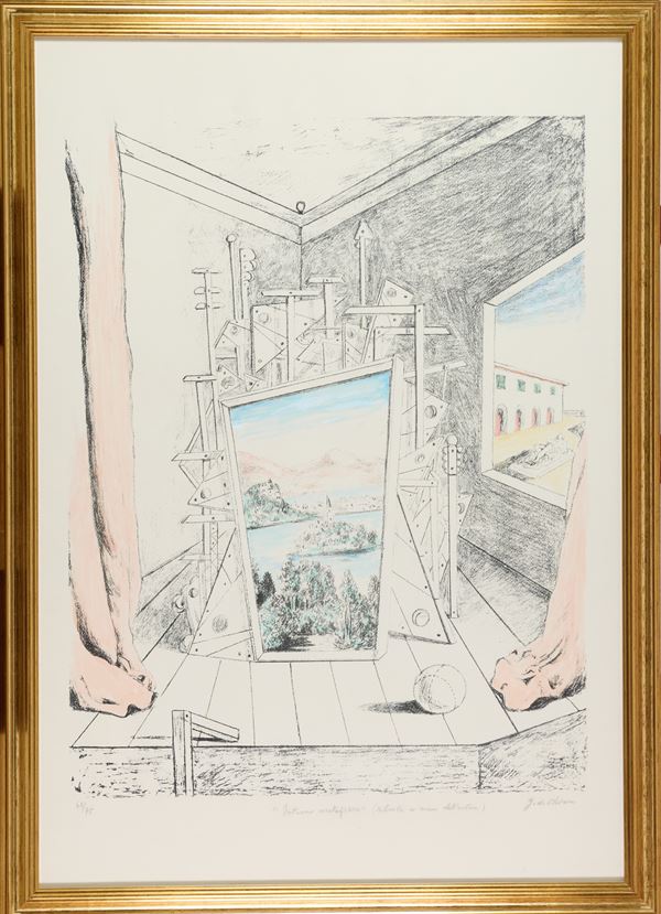 Giorgio De Chirico - Interno metafisico