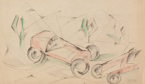 Roberto Marcello Iras Baldessari - Dinamismo di automobili