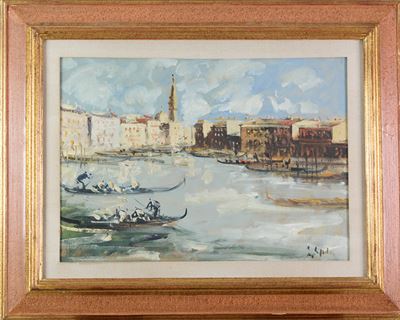 Venezia, olio su tela