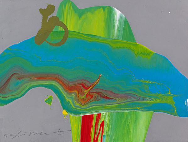 Shozo Shimamoto - Middle Uzumaki on paper 7