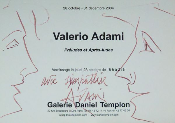 Valerio Adami - Senza titolo