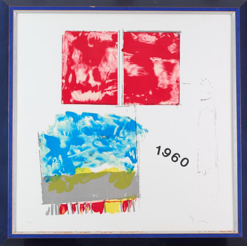 Mario Schifano - 1960 - Serigrafia su carta
