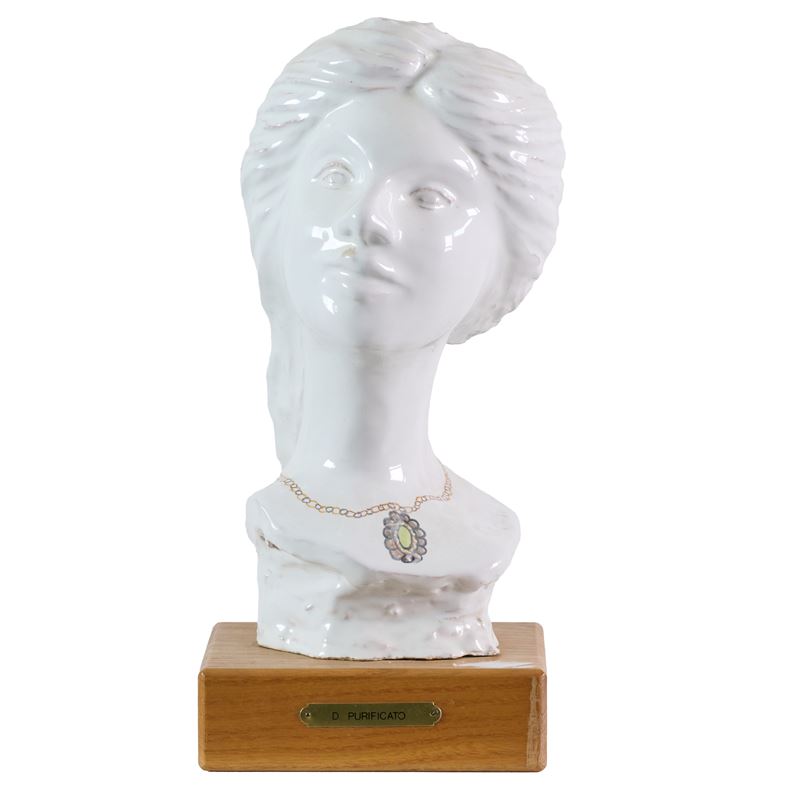 Domenico Purificato - Medea - Scultura in ceramica
