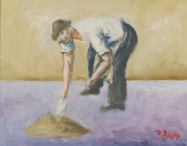 Ottone Rosai - Muratore