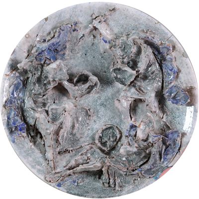 Piatto in ceramica invetriata