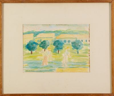 Paesaggio (acquerello su carta, 1938)
