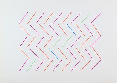 Senza titolo - Litografia su cartoncino, 1975