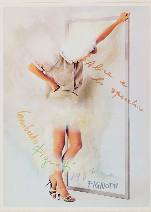 Lamberto Pignotti - Alice e lo specchio