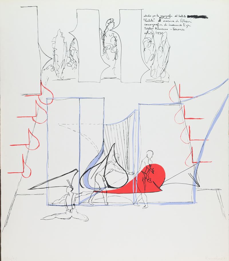 Agostino Bonalumi - Diario Italiano, serigrafia su carta