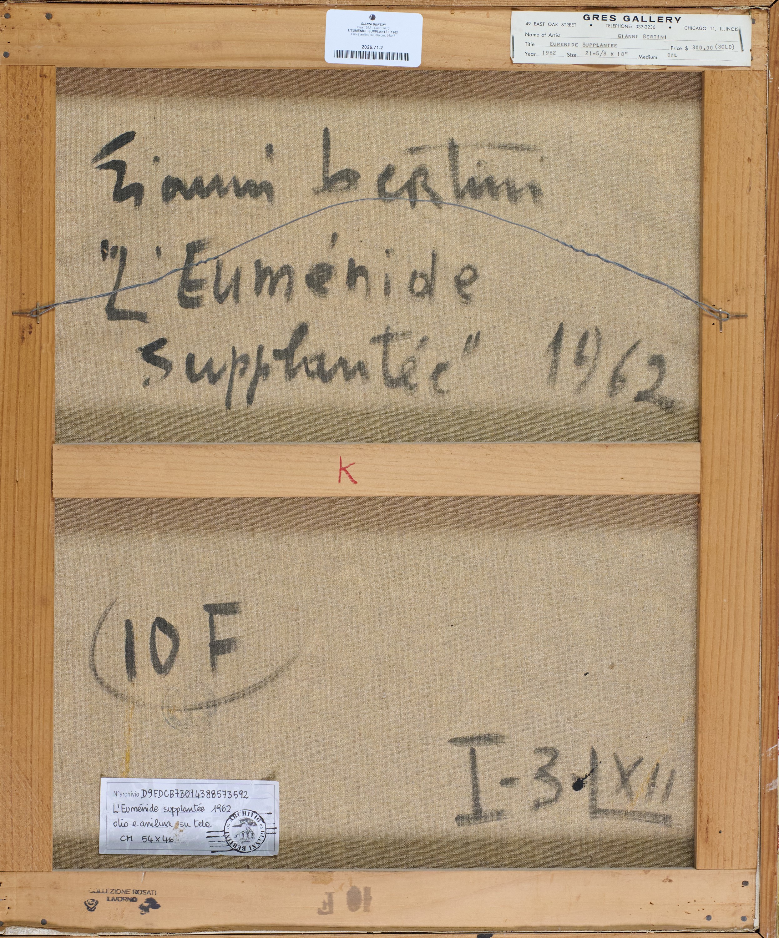 L'euménide supplantée