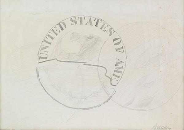 Franco Angeli - Senza titolo ( dalla serie Quarter Dollar)