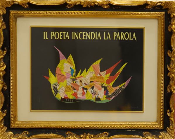 Eugenio Miccini - Il poeta incendia la parola