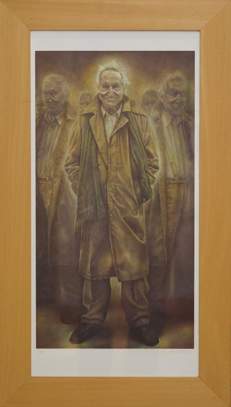 Andrea Martinelli - Figure - serigrafia su cartoncino