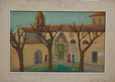 Chiesa di San Niccolò, olio su faesite