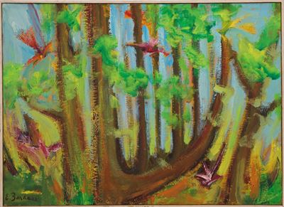 Allegoria di primavera, olio su tavola