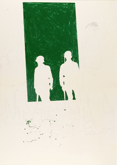Latino America (smalto e matita su carta, 1969-1970)