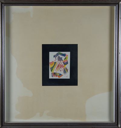 Senza titolo, pastelli su carta