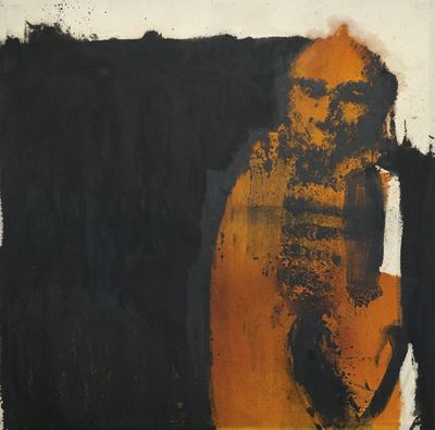 Senza titolo, olio su tela, 150x150 cm, 1998