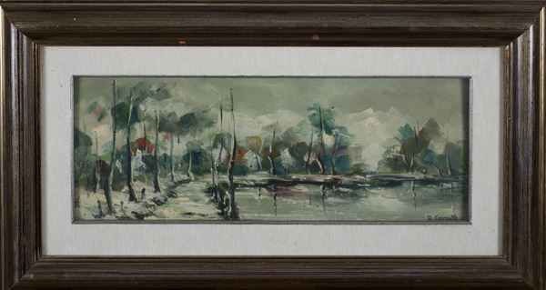 Alessandro Canulli - Paesaggio innevato