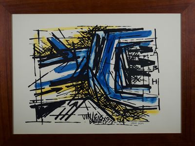 Senza titolo (litografia ritoccata a mano)