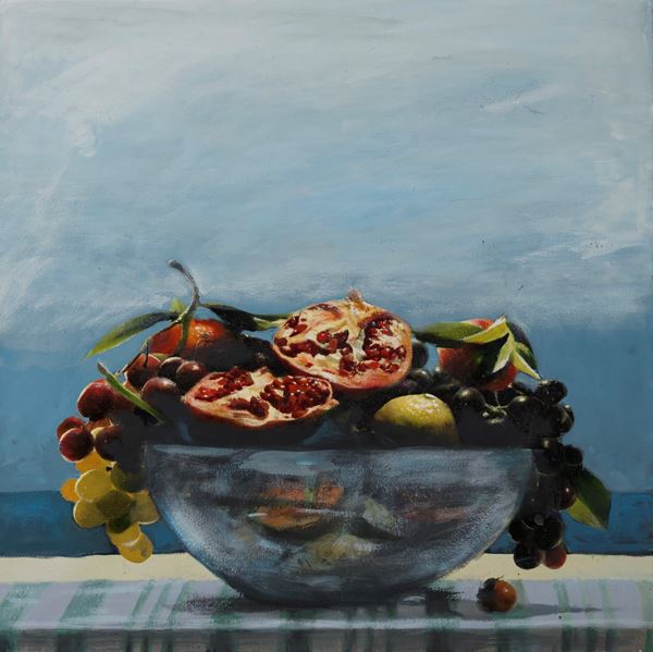 Beniamino Ciccotelli - Melagrana aperta nella ciotola