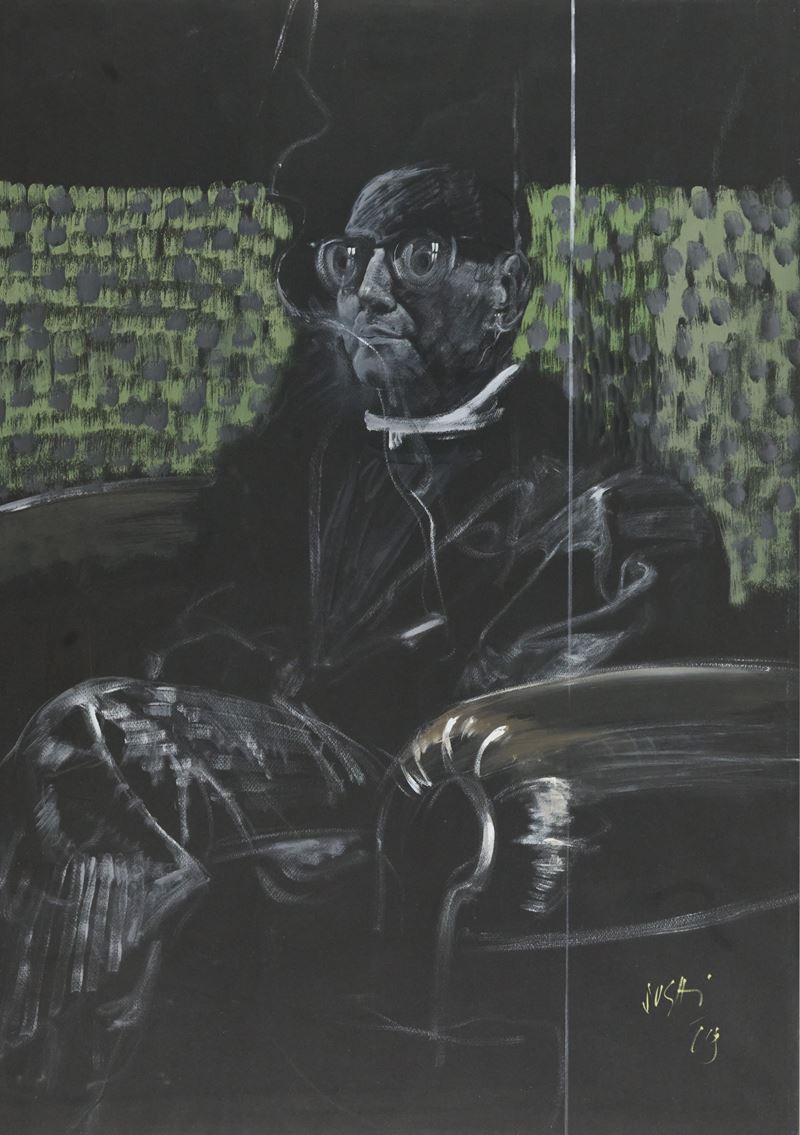 Alberto Sughi - Cardinale che fuma