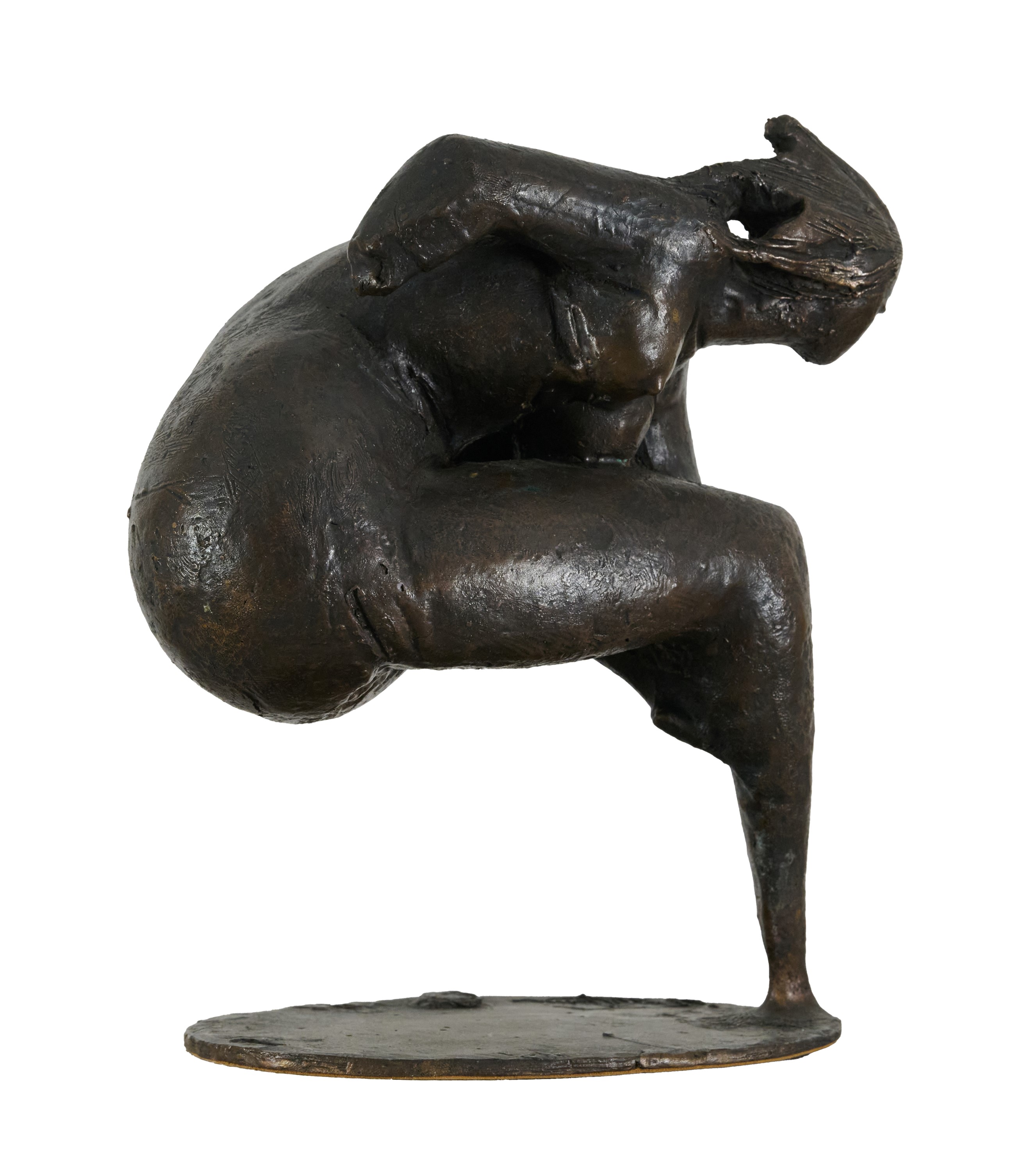 Iorio Vivarelli - Figura (frammento), scultura in bronzo