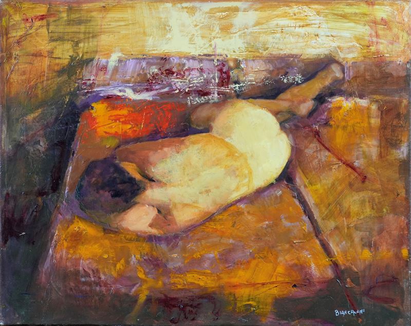 Antonio Biancalani - Nudo, olio su tela