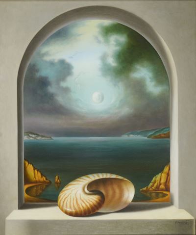 La fonte della vita, olio su tela