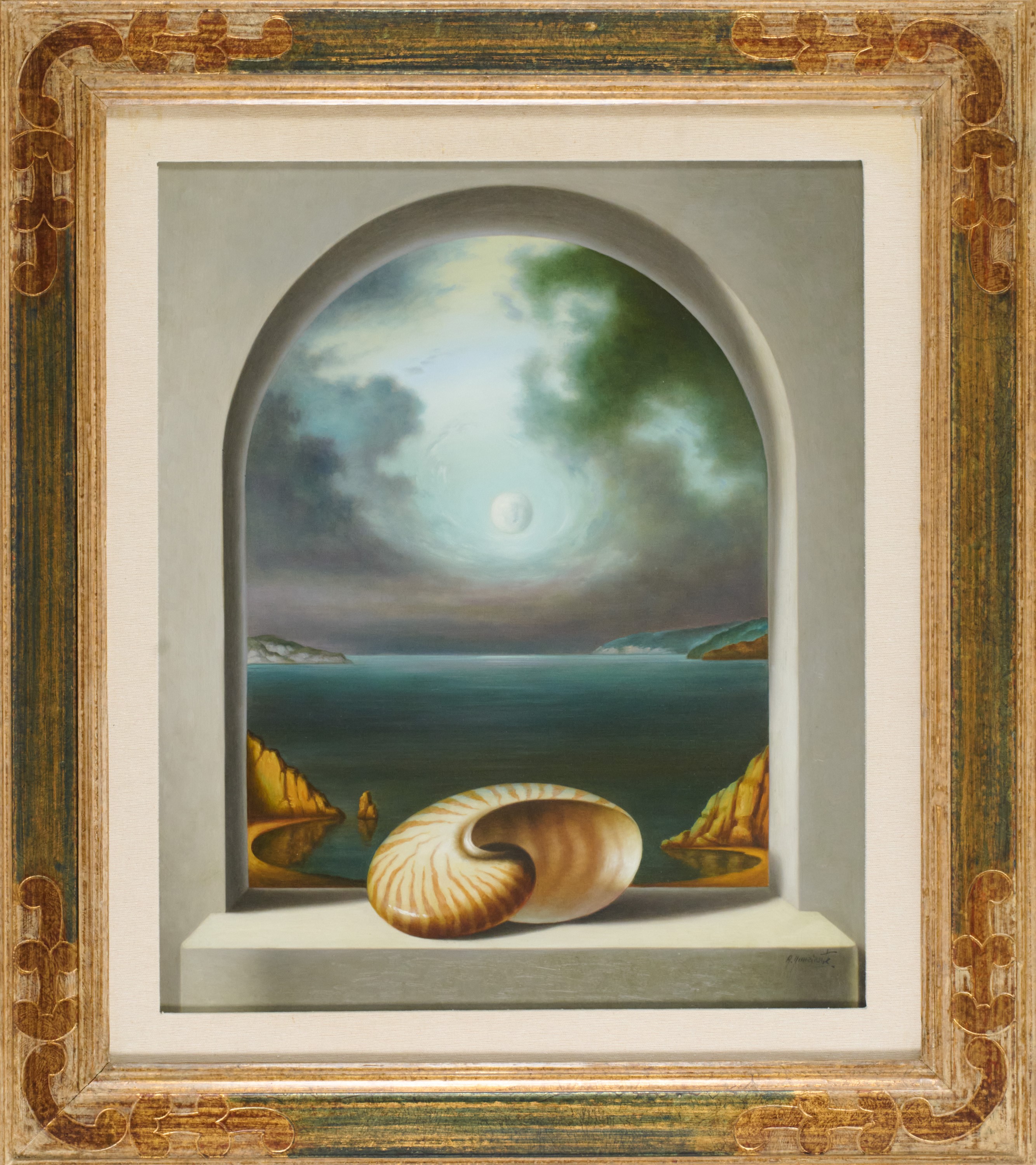 Antonio Nunziante - La fonte della vita, olio su tela