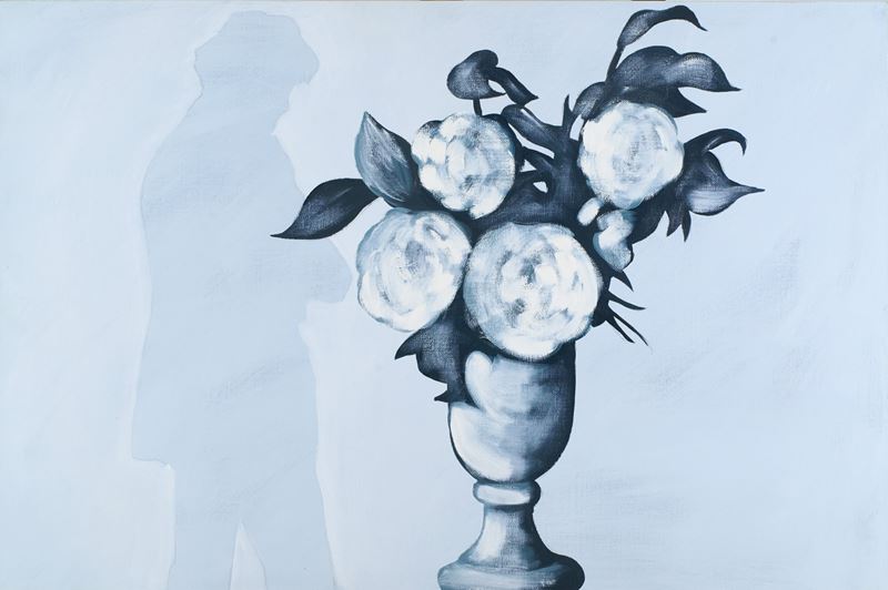 Hannu Palosuo - Through a looking glass, olio su tela