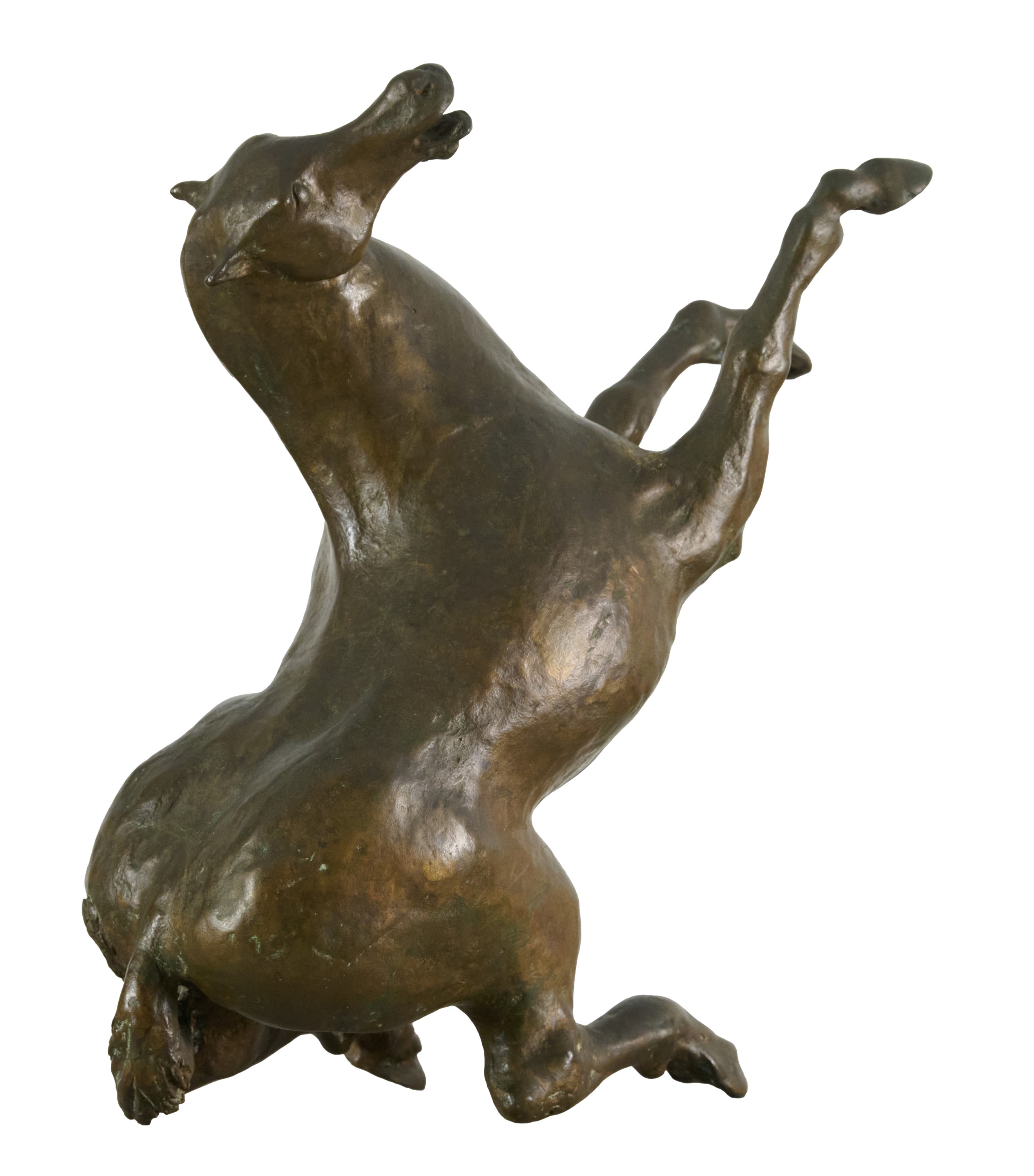Aligi Sassu - Cavallino rampante, bronzo (1954)