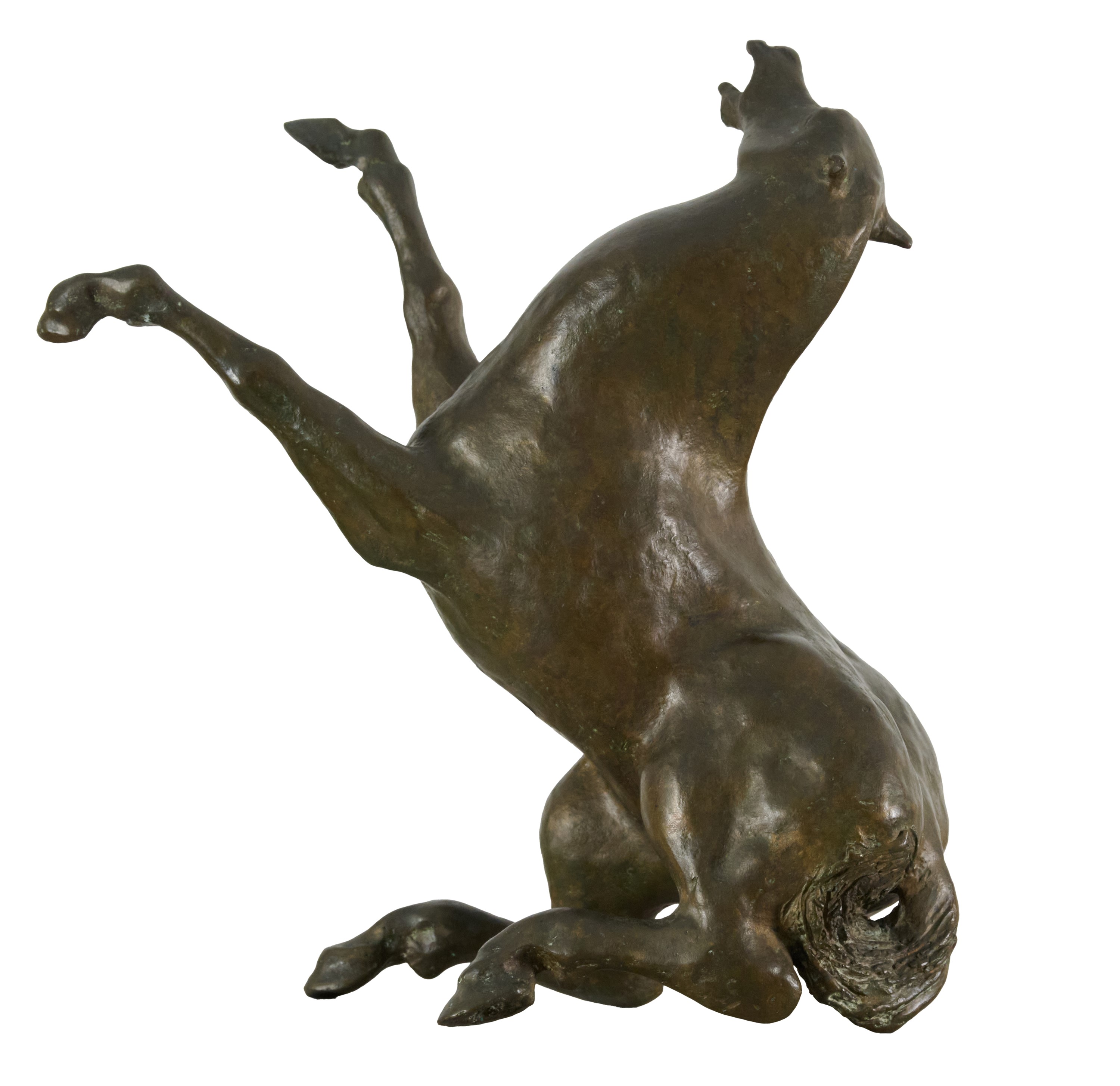 Aligi Sassu - Cavallino rampante, bronzo (1954)