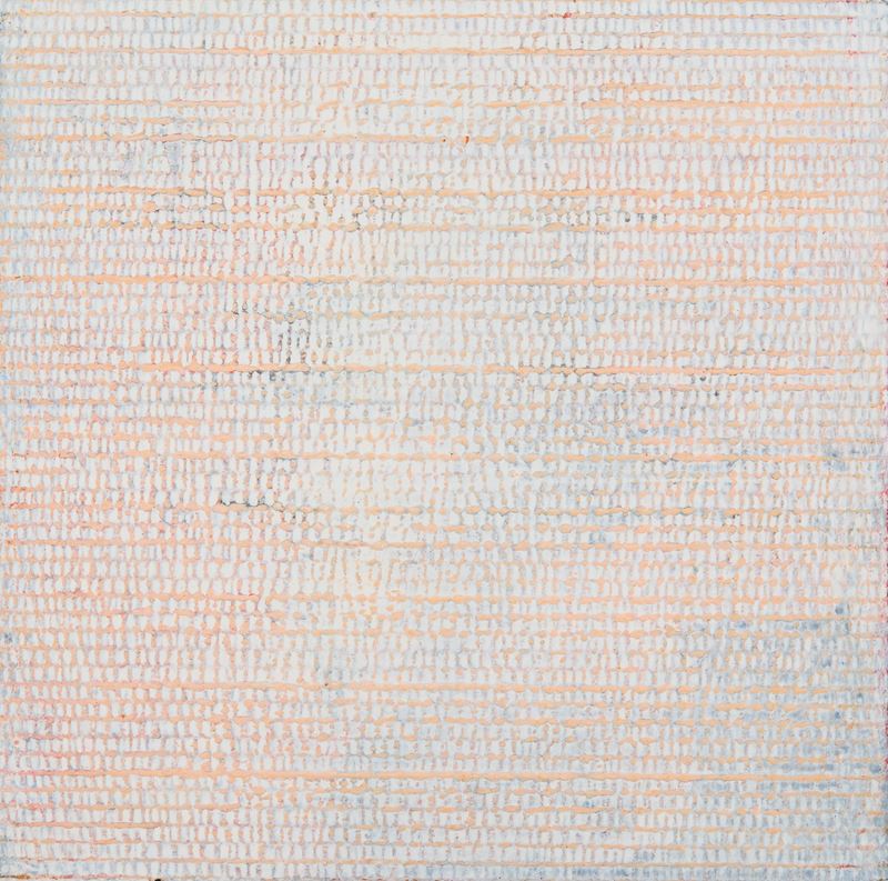 Paolo Masi - Senza titolo (tecnica mista su cartone entro teca di plexiglass), 2020