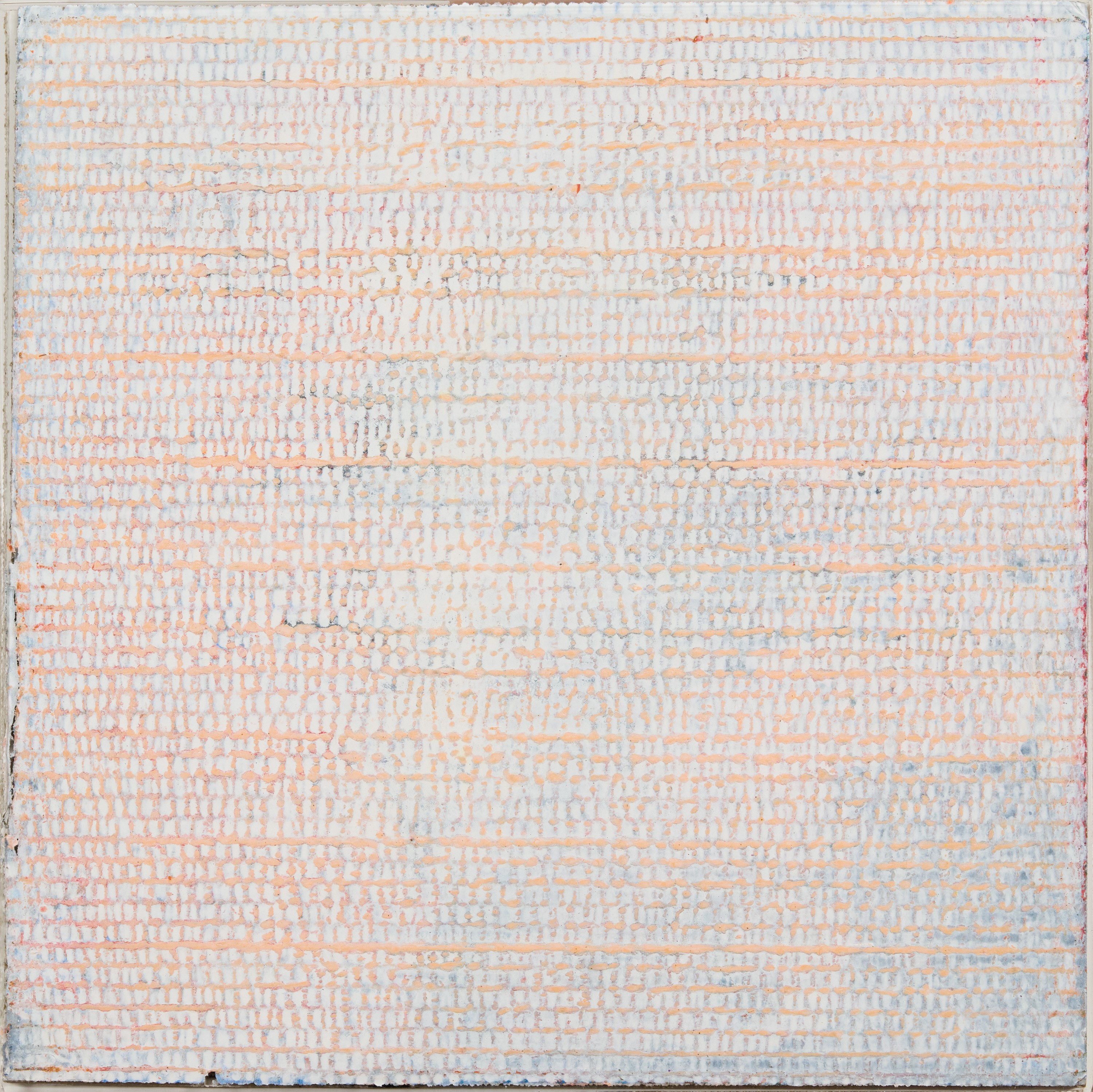 Paolo Masi - Senza titolo (tecnica mista su cartone entro teca di plexiglass), 2020