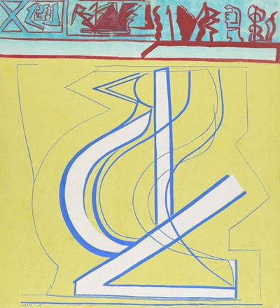 Senza titolo (Tempera all’uovo su tela), 1969