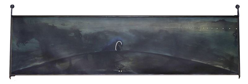 Enzo Cucchi - Sparire II (acquaforte, acquatinta e serigrafia)
