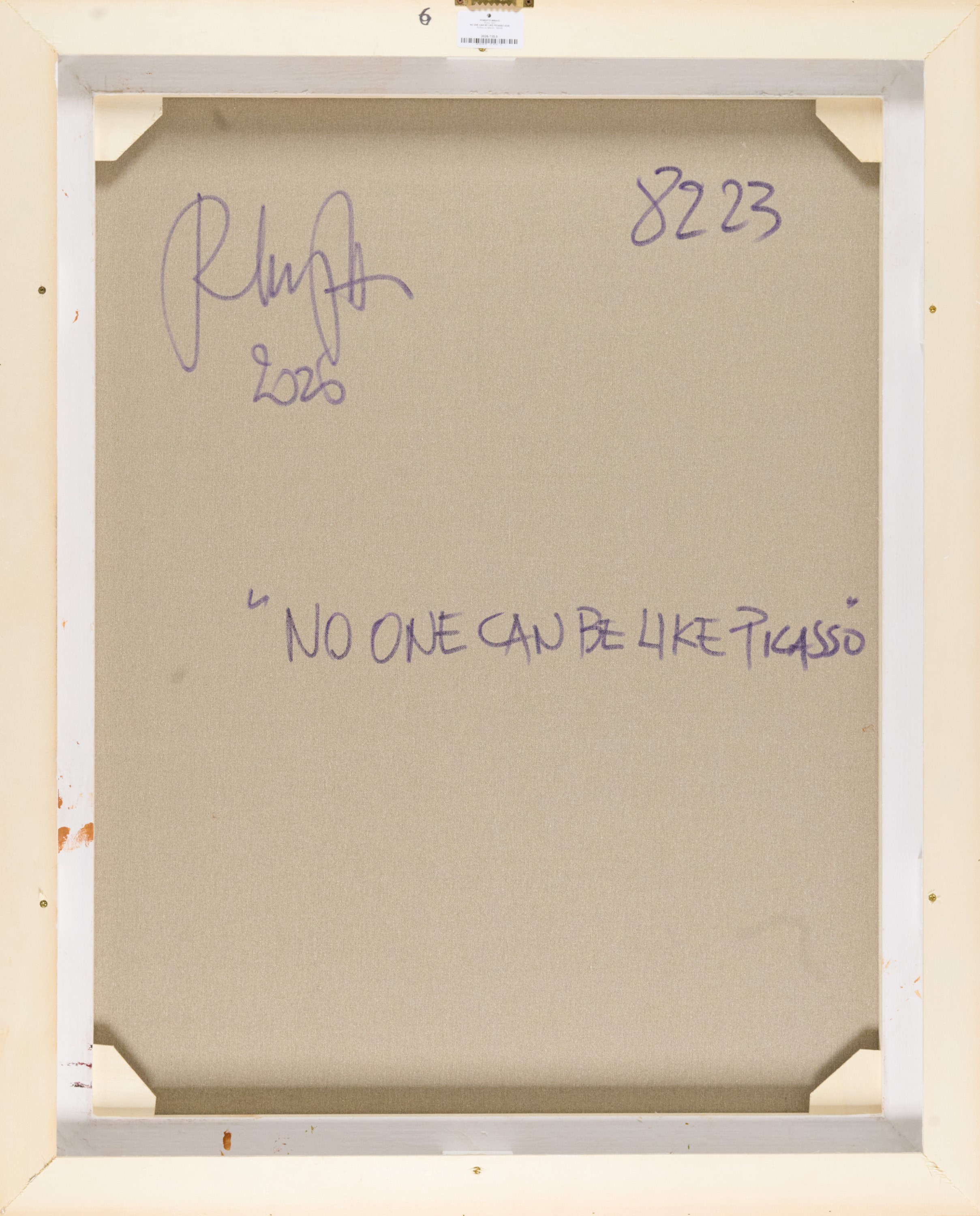 Roberto Miniati - No one can be like Picasso, acrilico su tela