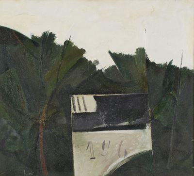 Paesaggio, olio su tela