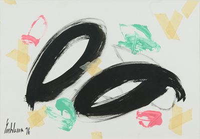 Senza titolo (tecnica mista e scotch su carta)