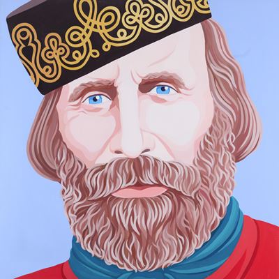 Giuseppe Garibaldi, acrilico su tela, 2010
