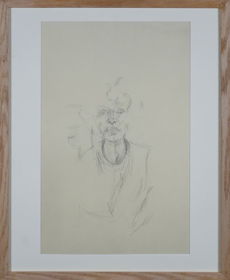 Alberto Giacometti - Annette, fotolitografia su cartoncino